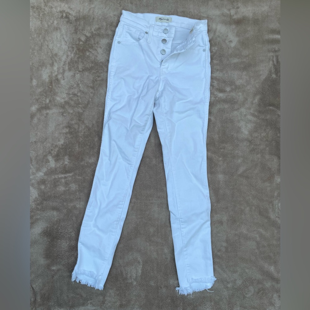 Madewell Jeans white skinnies, size 23